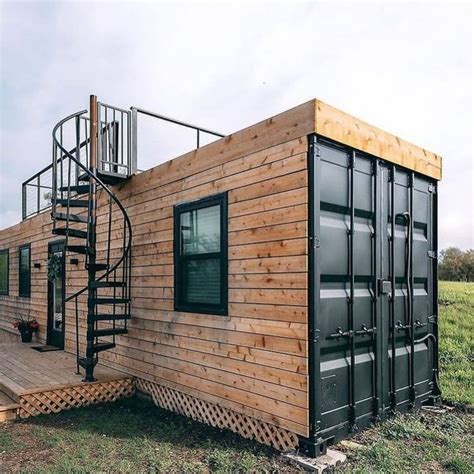 shipping container converted to home